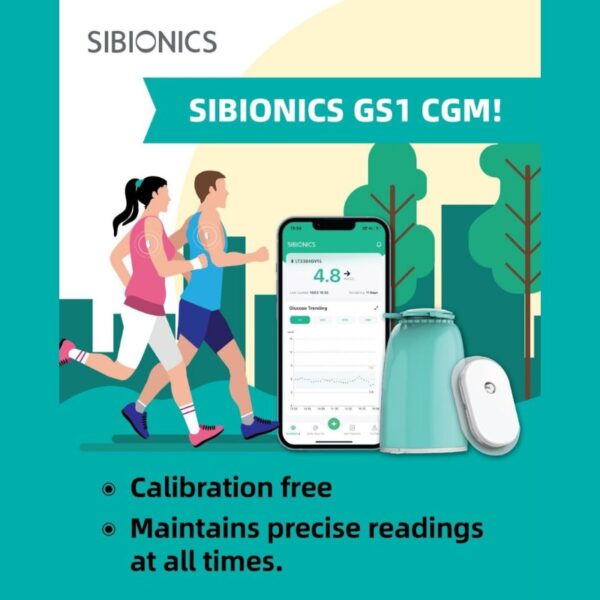 Sibionics GS1 CGM System – Continuous Glucose Monitor