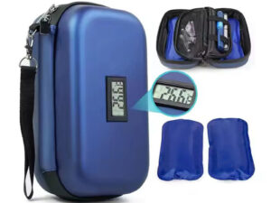 Insulin Cooler Travel Case with temperature display